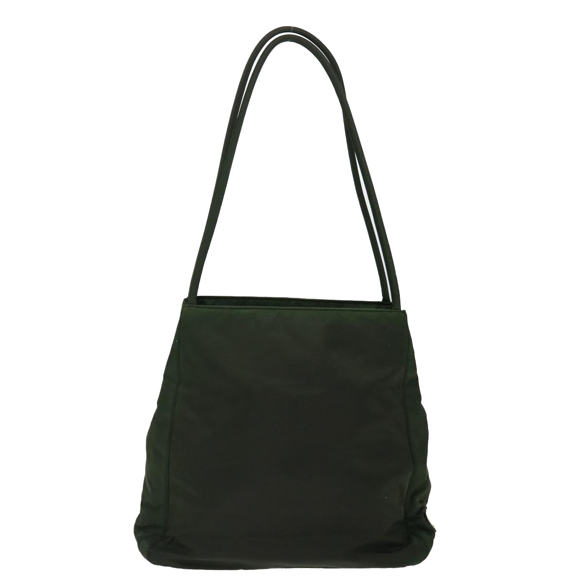 PRADA Shoulder Bag Nylon Khaki Auth bs13401