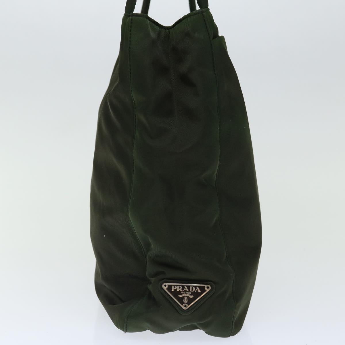PRADA Shoulder Bag Nylon Khaki Auth bs13401