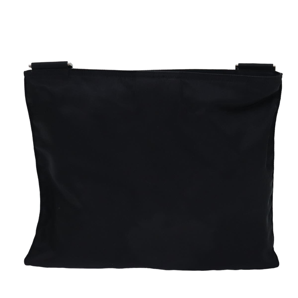 PRADA Shoulder Bag Nylon Black Auth bs14465