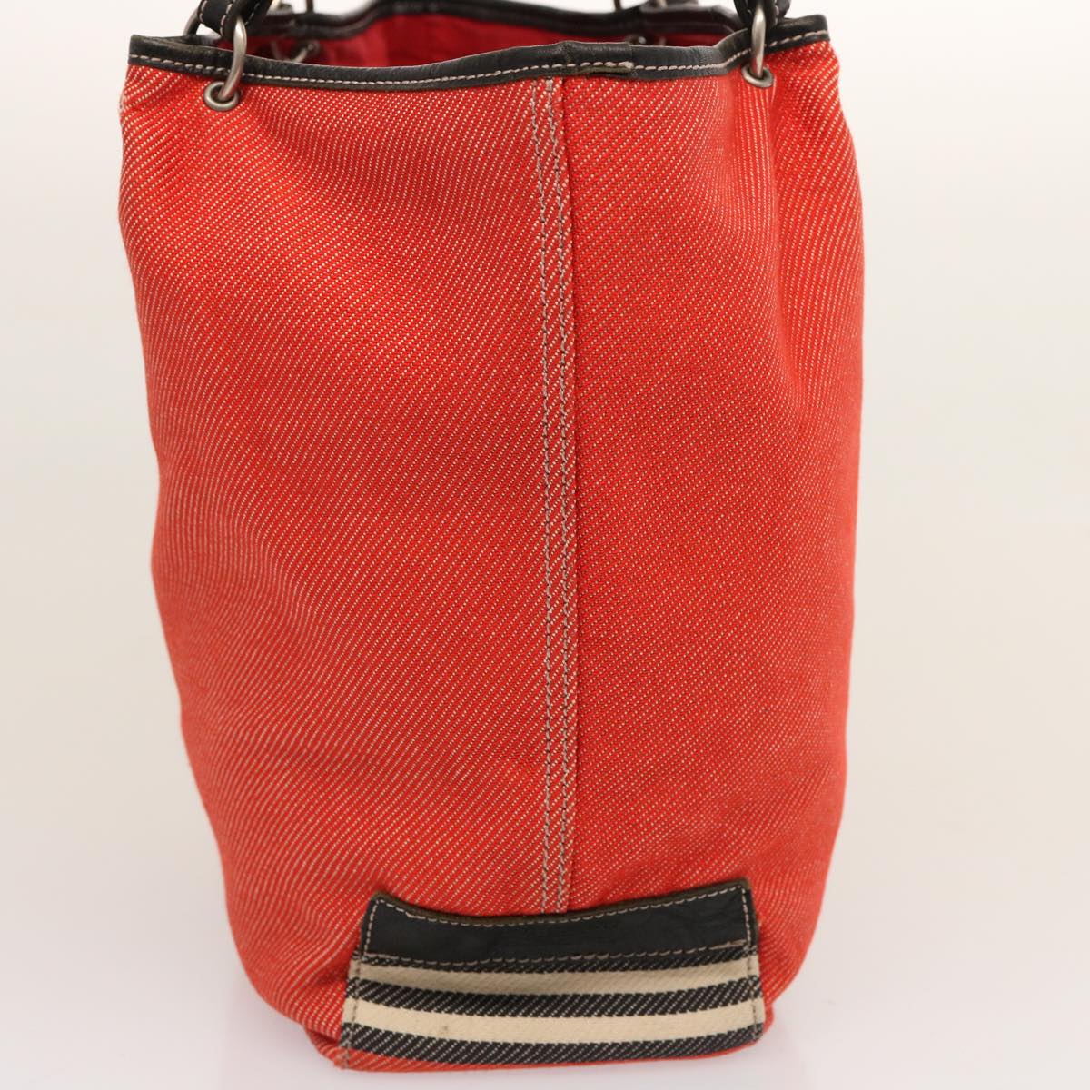 Burberry Nova Check Blue Label Shoulder Bag Canvas Red Auth bs14827