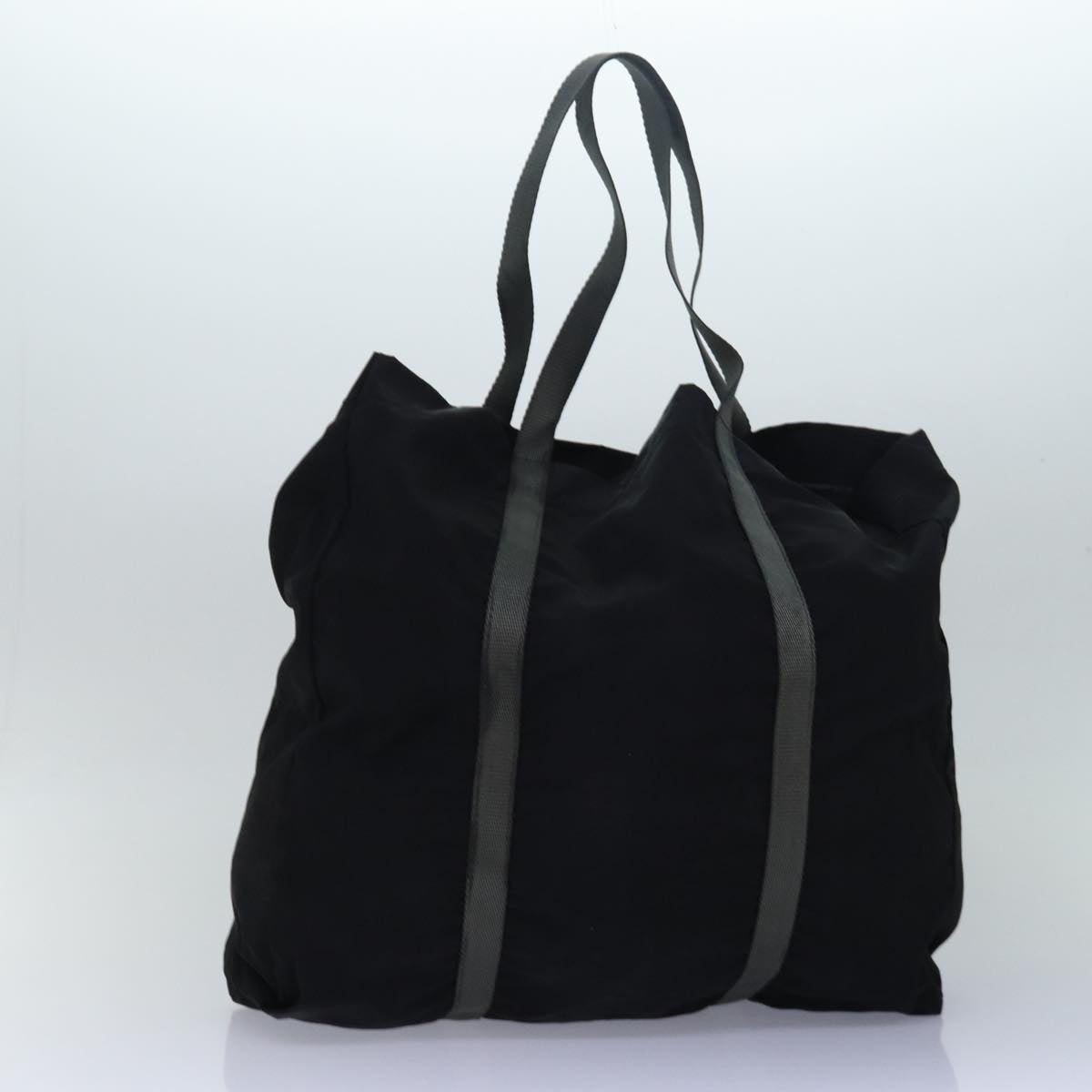 PRADA Shoulder Bag Nylon Black Pink Auth