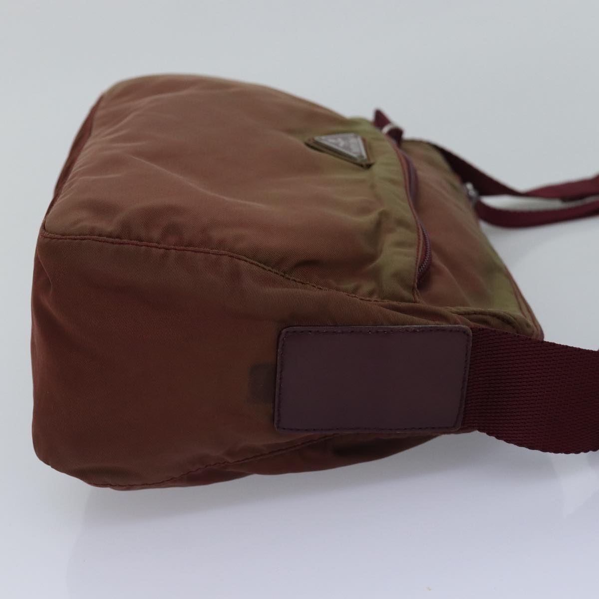 PRADA Shoulder Bag Nylon Red Auth bs15162