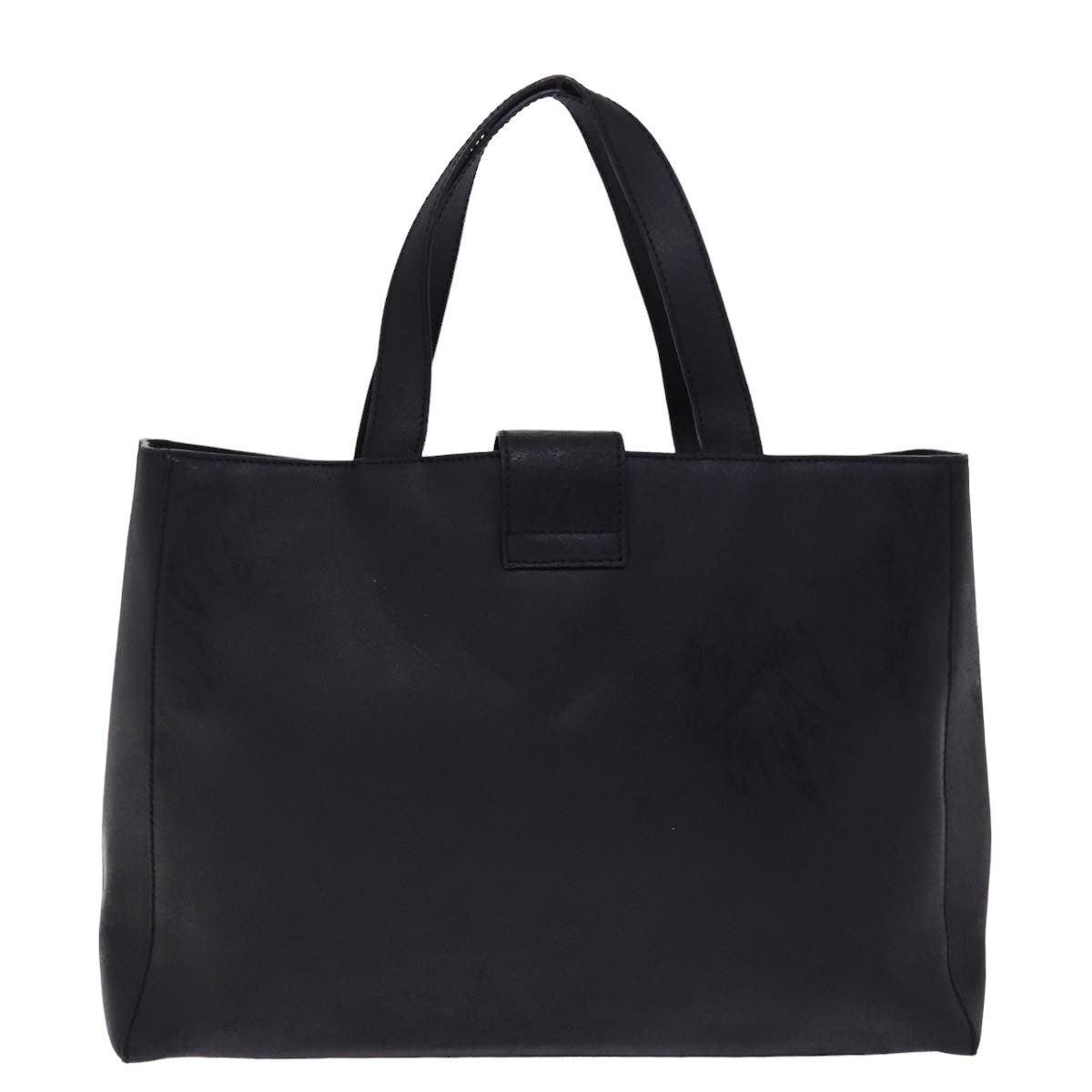 Luxury CELINE Hand Bag Leather Black 15278