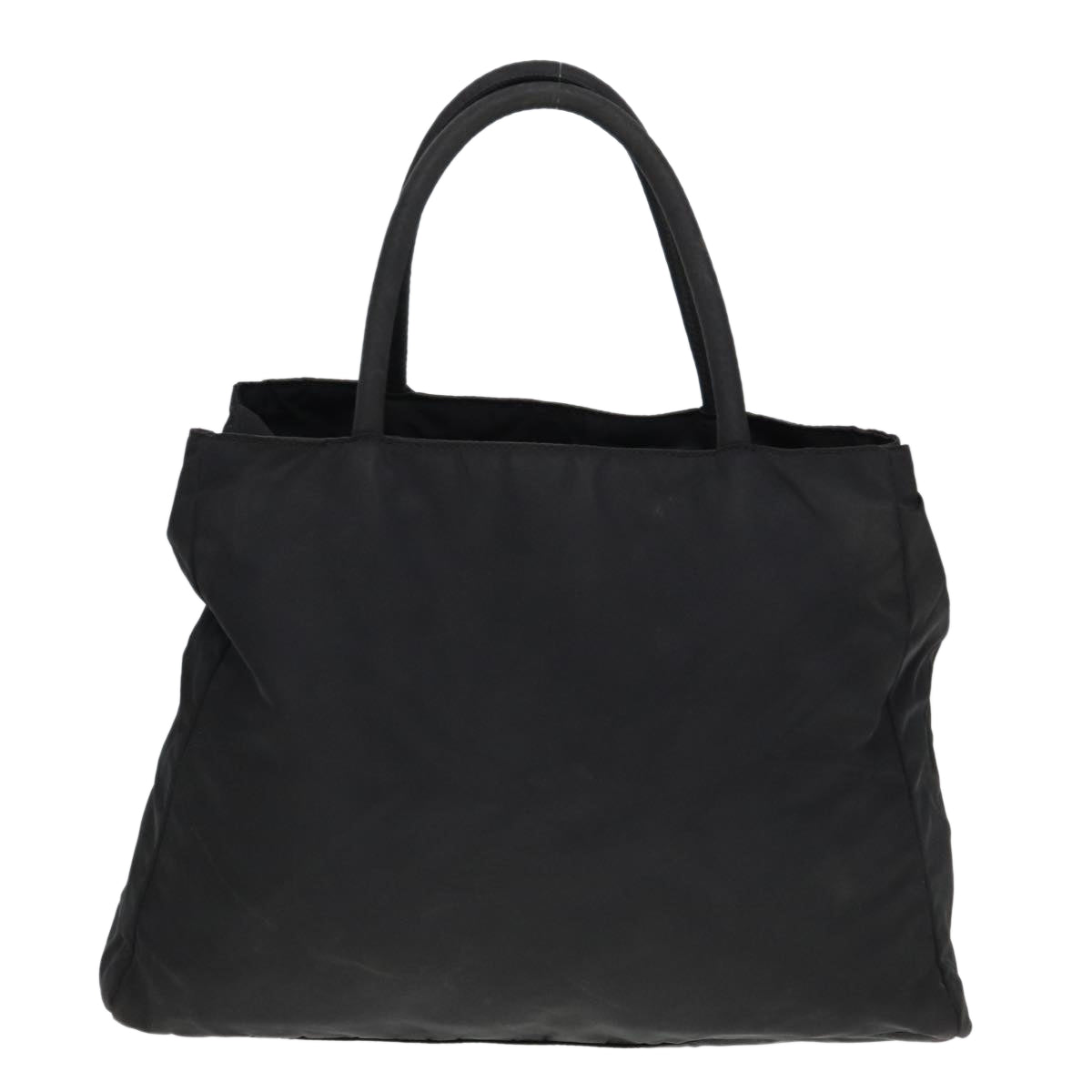 PRADA Hand Bag Nylon Black Auth
