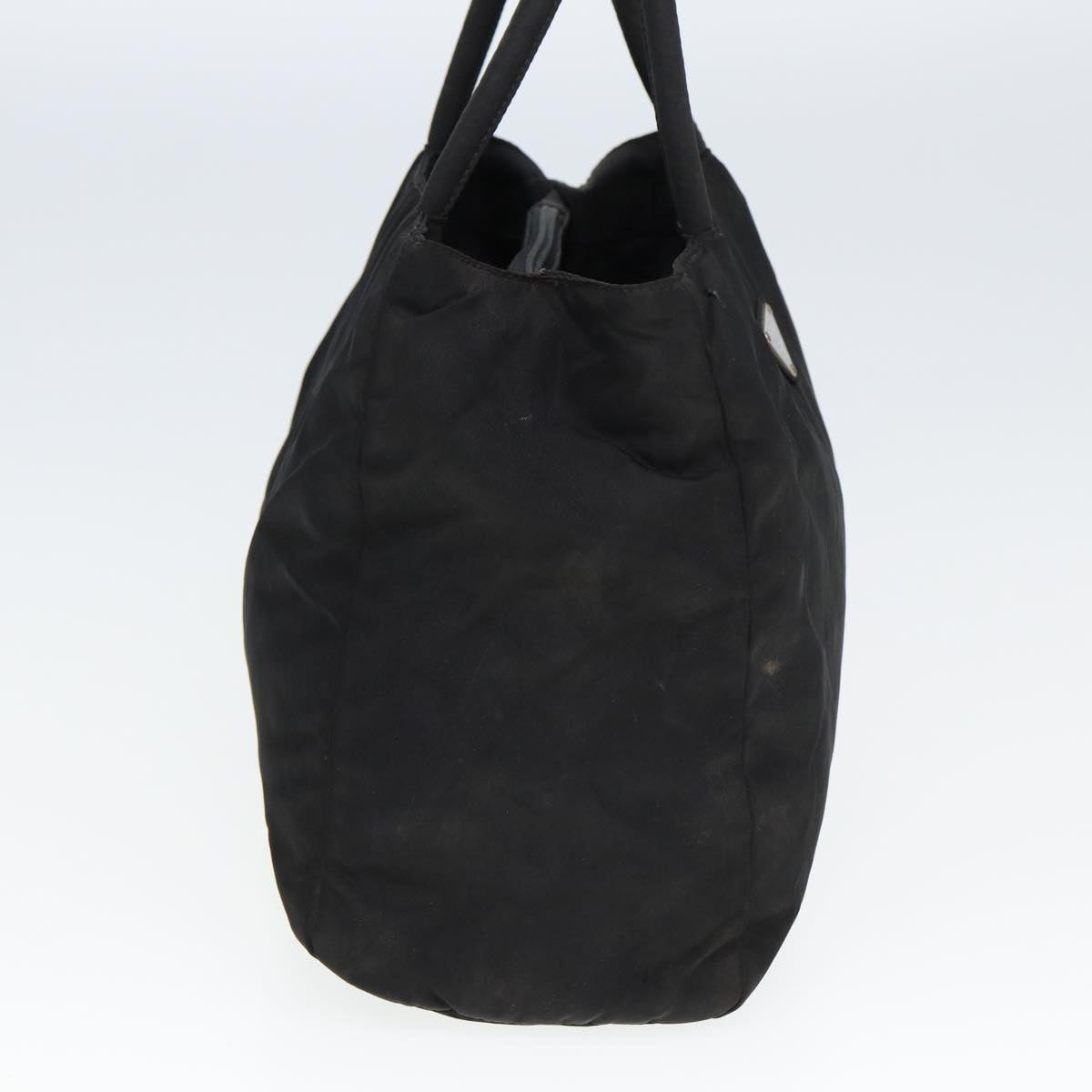 PRADA Hand Bag Nylon Black Auth
