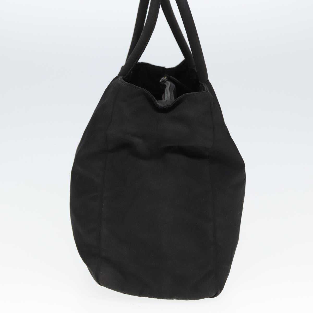 PRADA Hand Bag Nylon Black Auth
