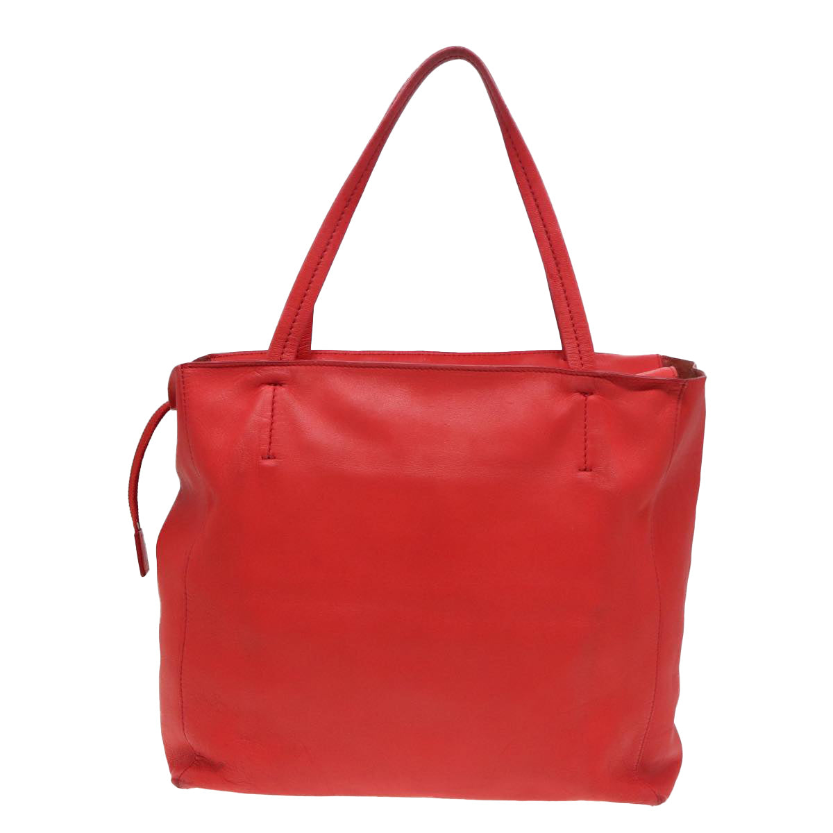 Luxury CELINE Tote Bag Leather Red 15628