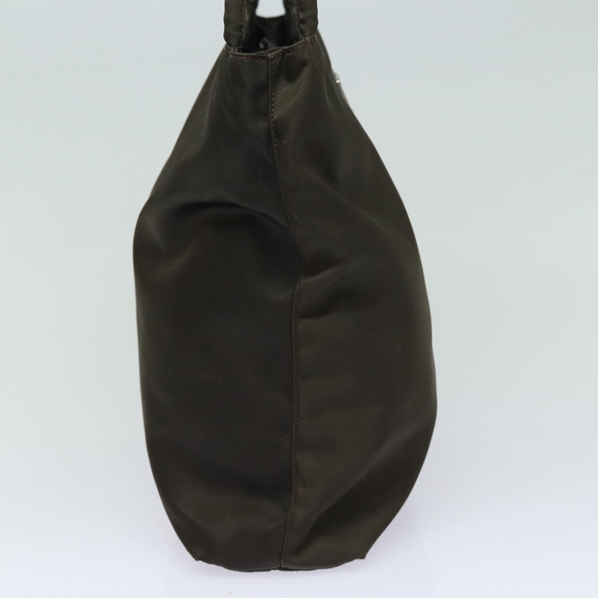 PRADA Shoulder Bag Nylon Khaki Auth
