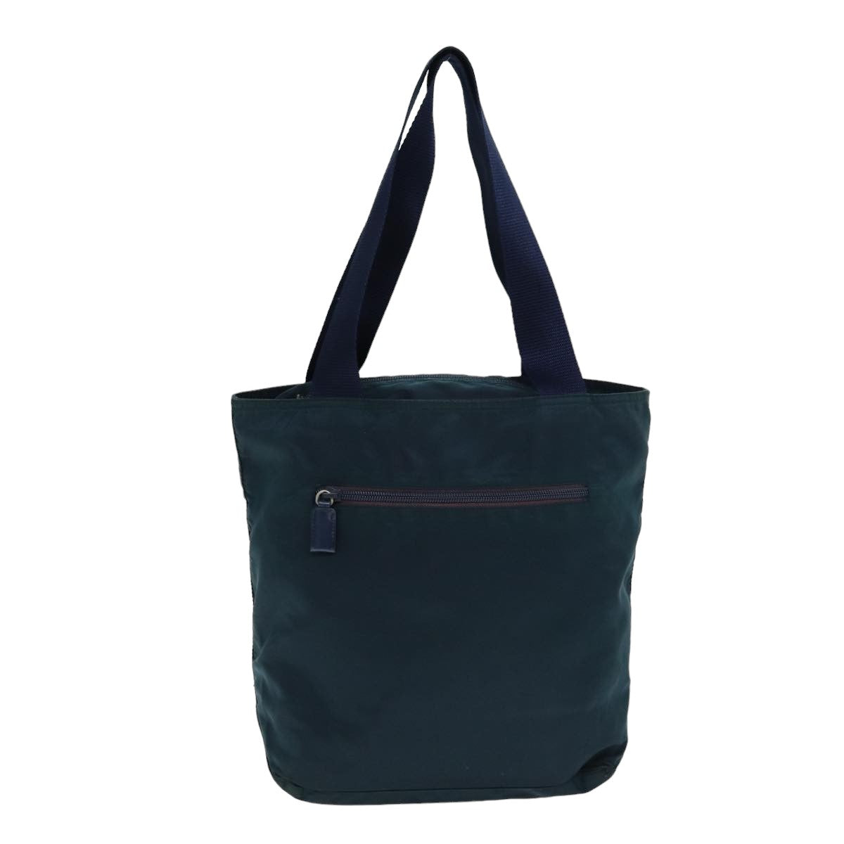 PRADA Tote Bag Nylon Blue Auth