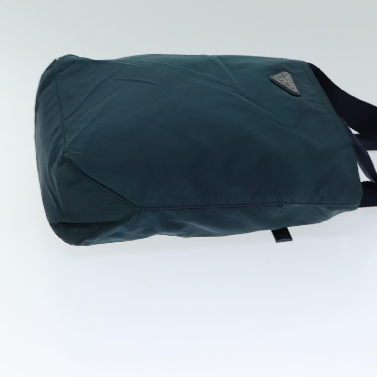 PRADA Tote Bag Nylon Blue Auth