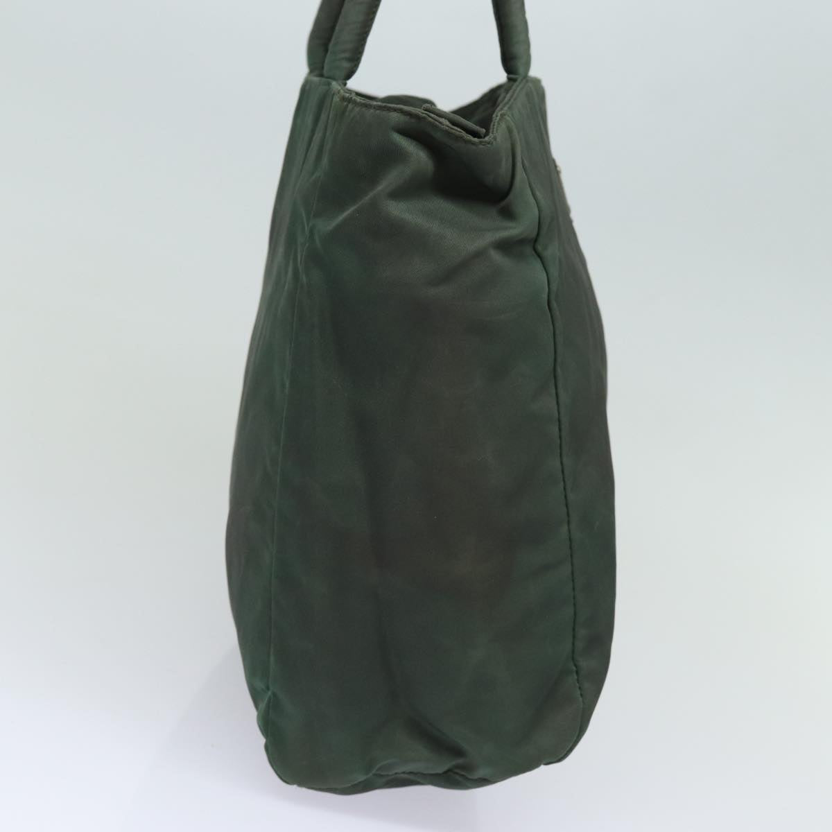 PRADA Hand Bag Nylon Khaki Auth