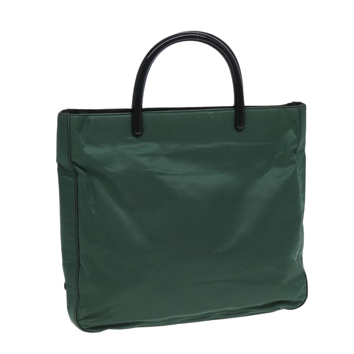 PRADA Hand Bag Nylon Khaki Auth