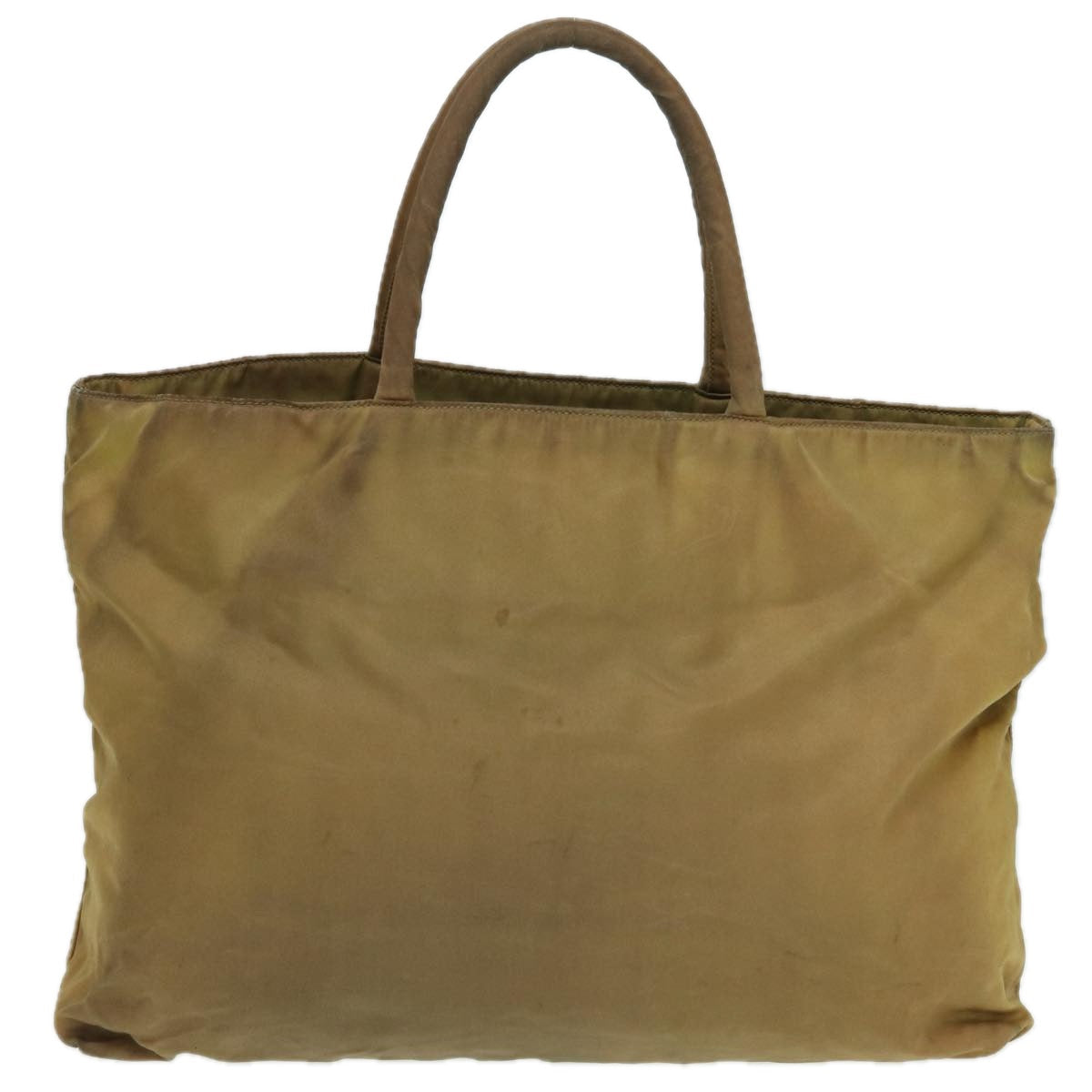 PRADA Hand Bag Nylon Brown Auth