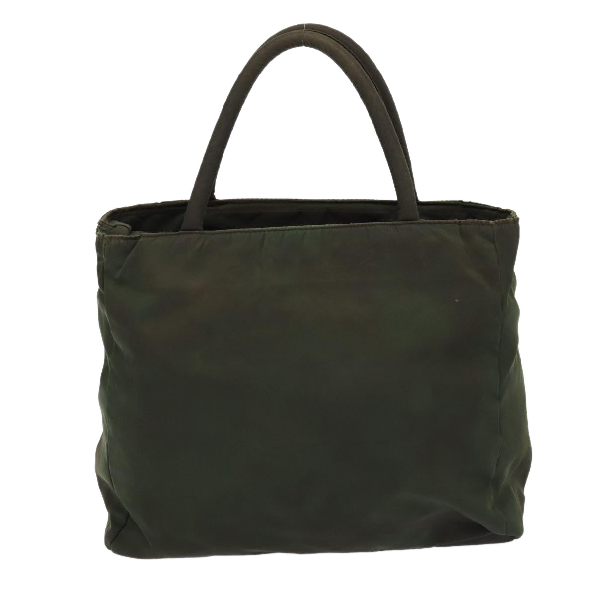 PRADA Hand Bag Nylon Khaki Auth
