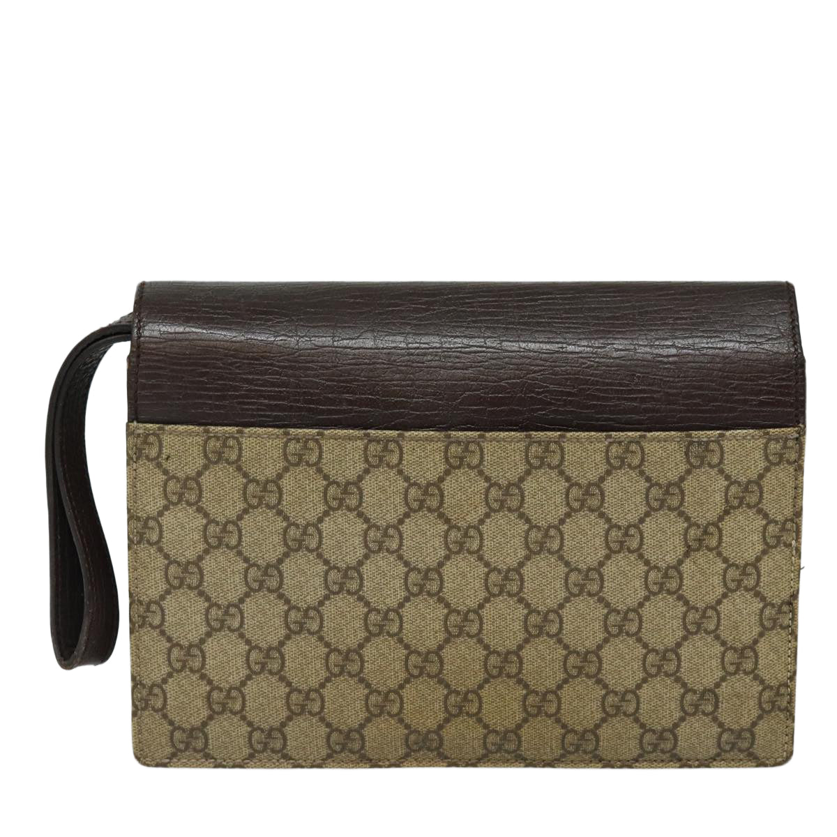 Gucci Leather Canvas Clutch