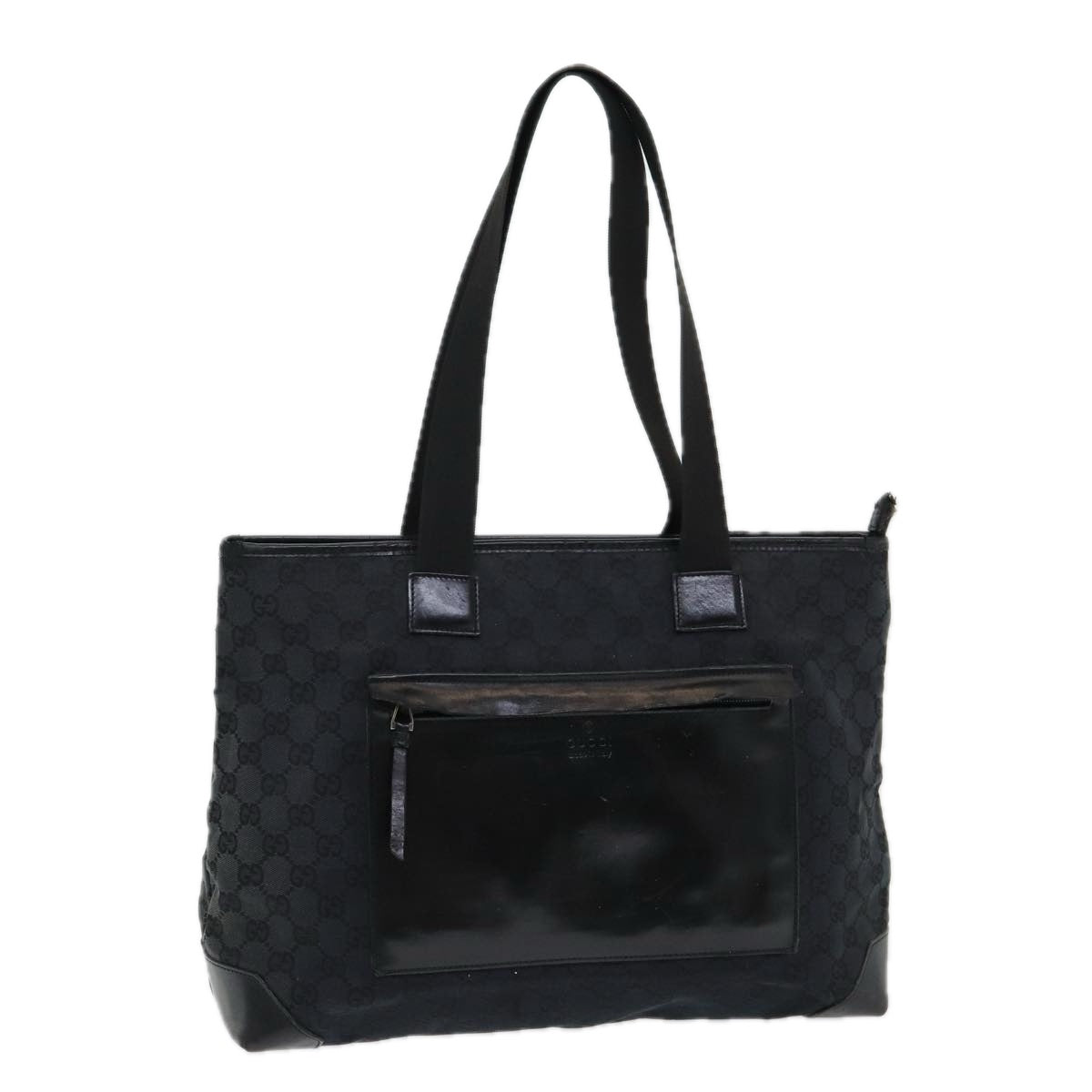 Gucci Leather Canvas Tote