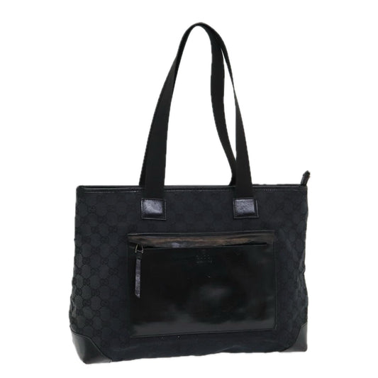 Gucci Leather Canvas Tote