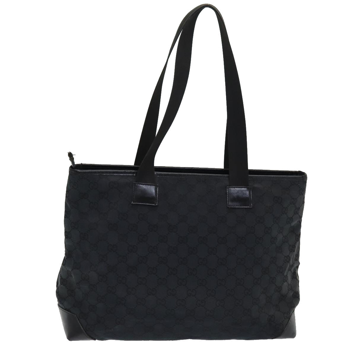 Gucci Leather Canvas Tote