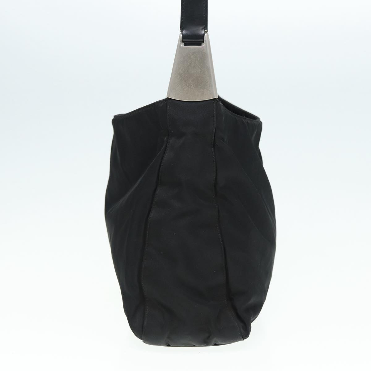 PRADA Hand Bag Nylon Black Auth