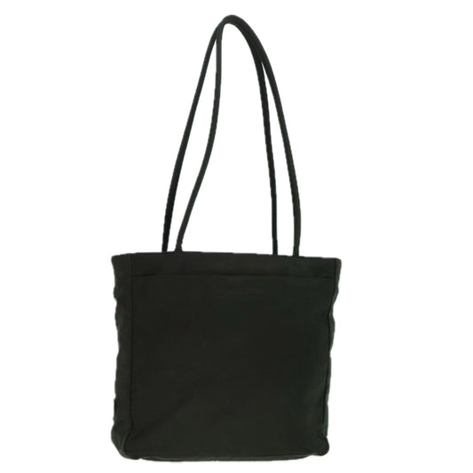 PRADA Shoulder Bag Nylon Green Silver Auth