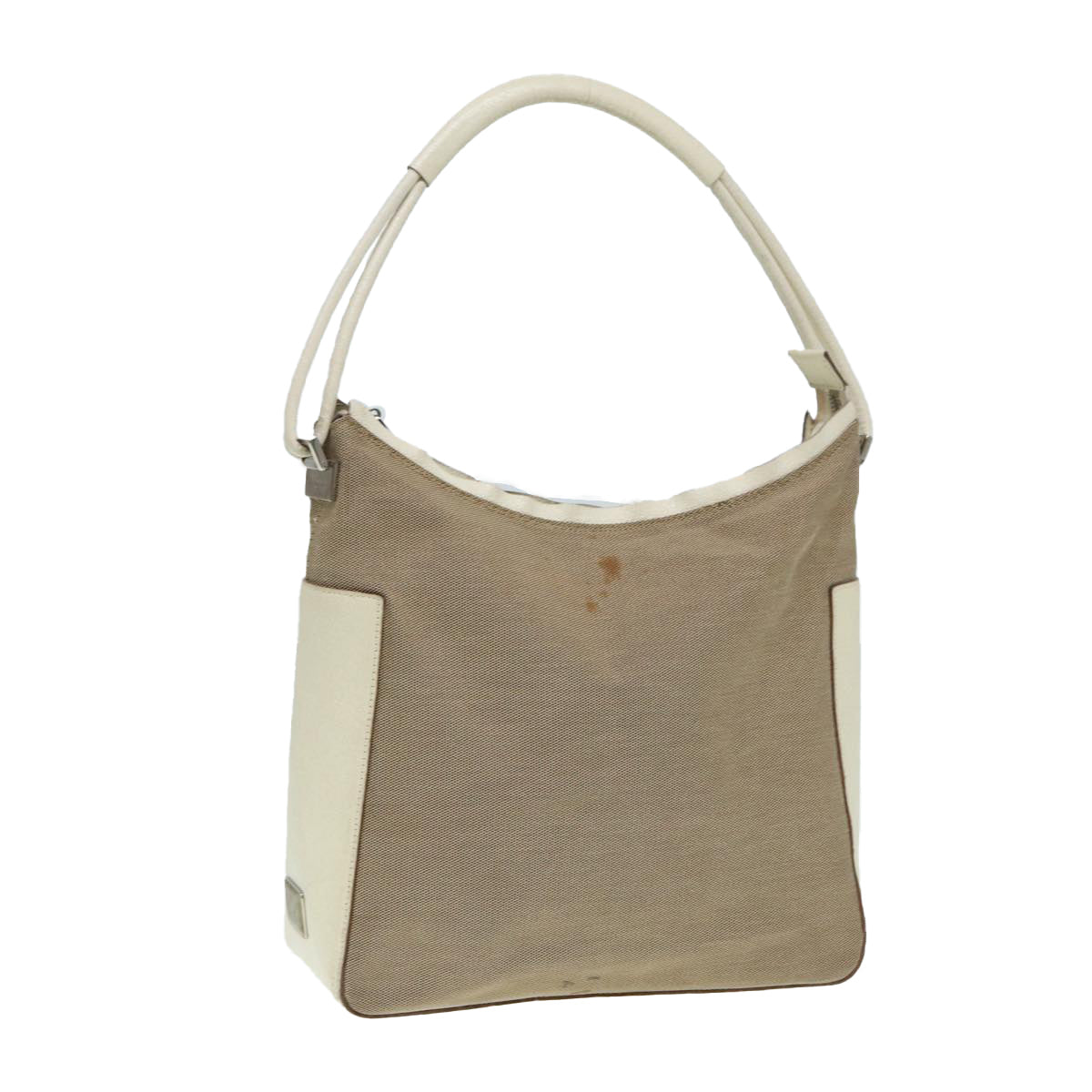 Gucci Leather Canvas Handbag