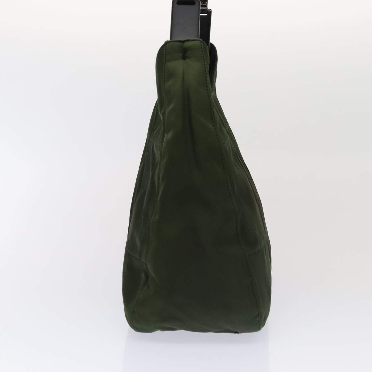 PRADA Shoulder Bag Nylon Green Black Auth