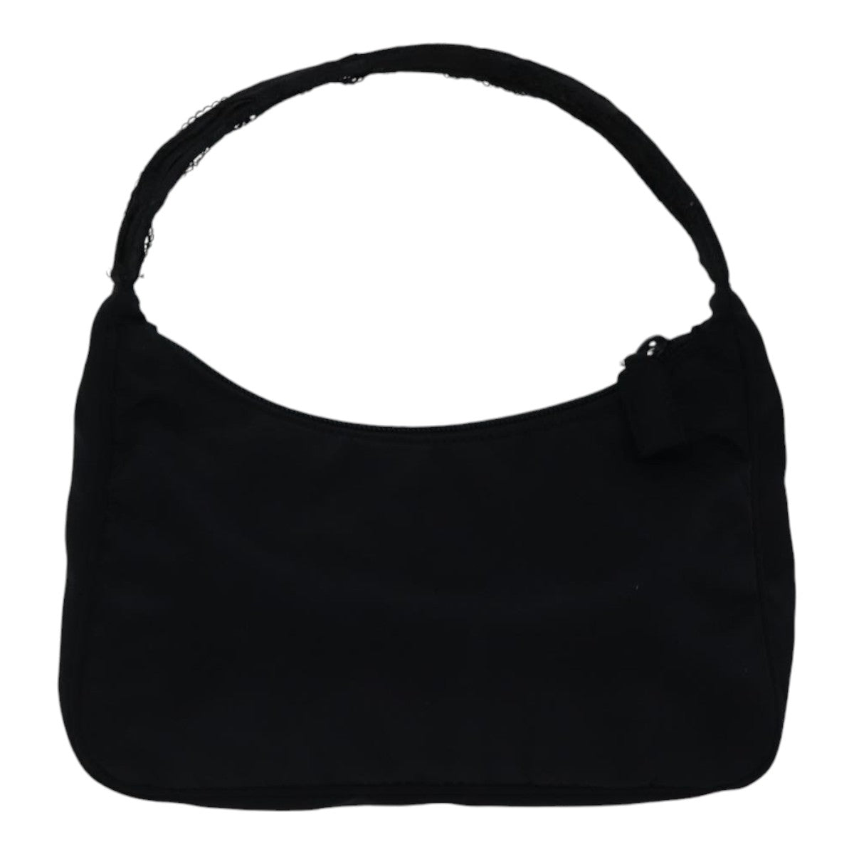 PRADA Hand Bag Nylon Black Auth