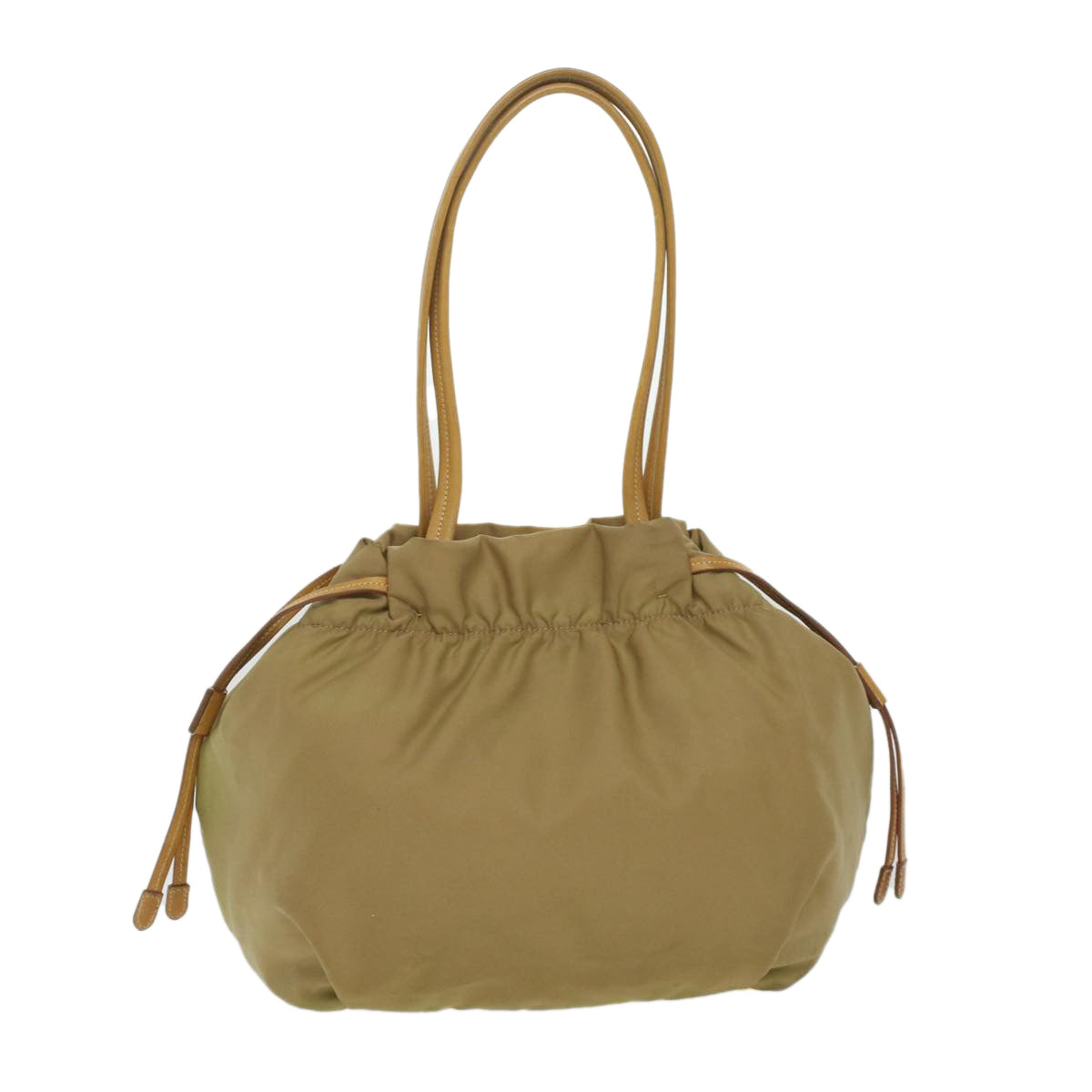 Prada Shoulder Bag Nylon Khaki