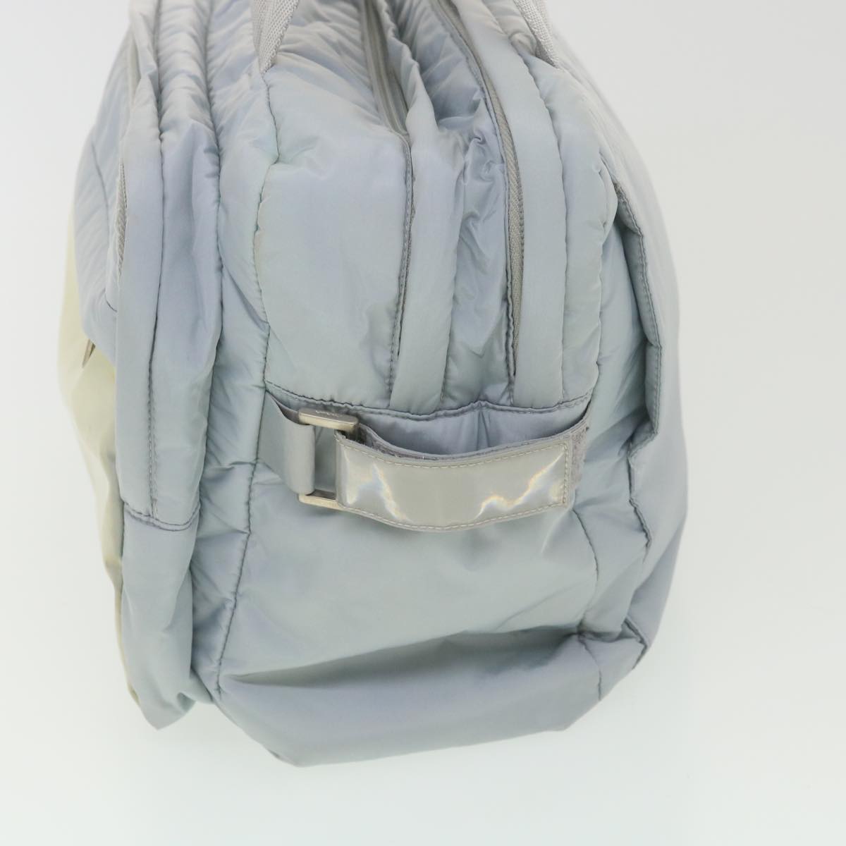 Prada Hand Bag Nylon Light Blue