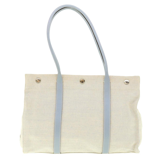 Prada Shoulder Bag Canvas Beige