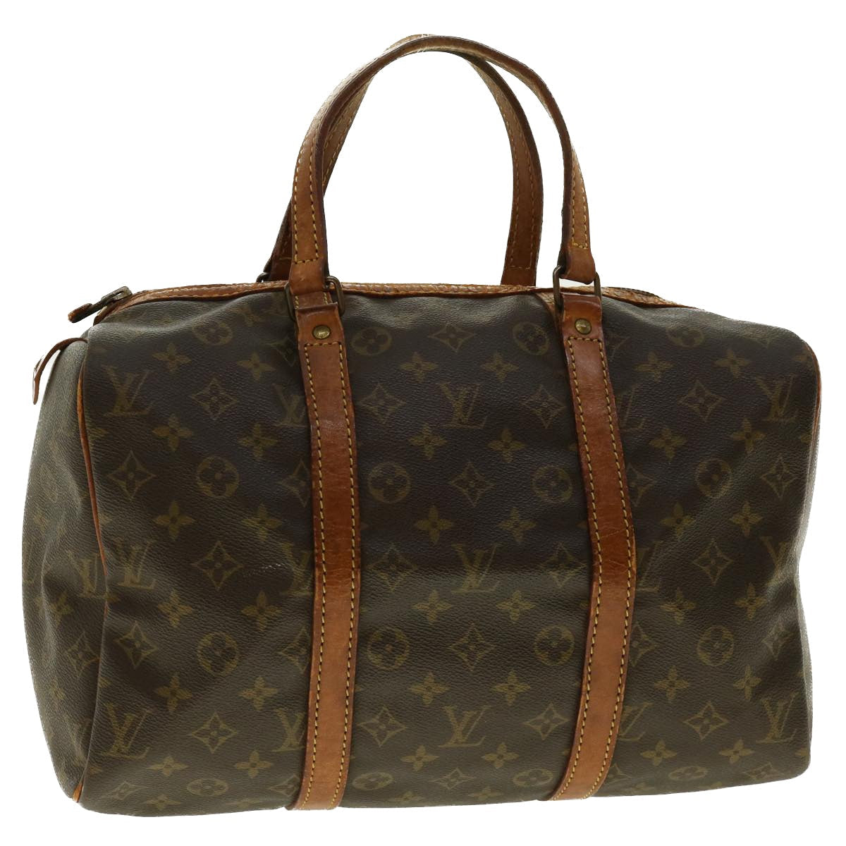 LOUIS VUITTON Monogram Sac Souple 35 Boston Bag M41626 LV bs4831