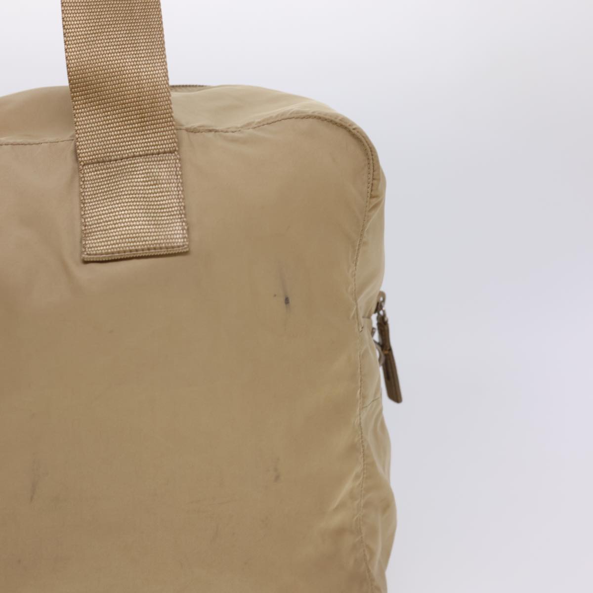 Prada Boston Bag Nylon Beige
