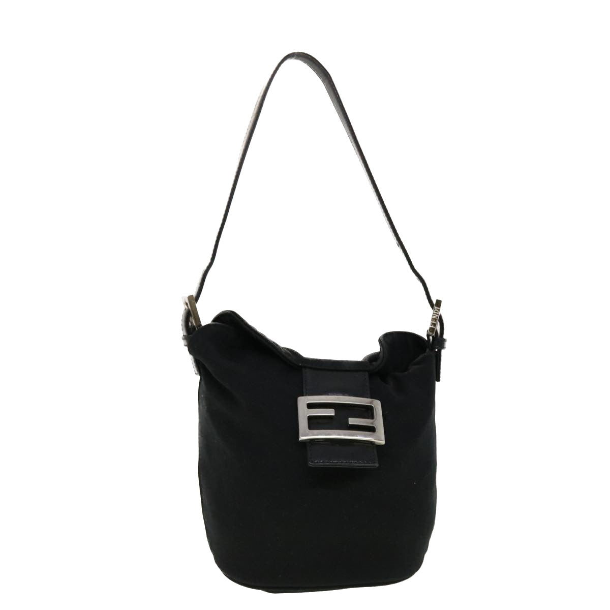 Prada Mamma Baguette Shoulder Bag Nylon Black.