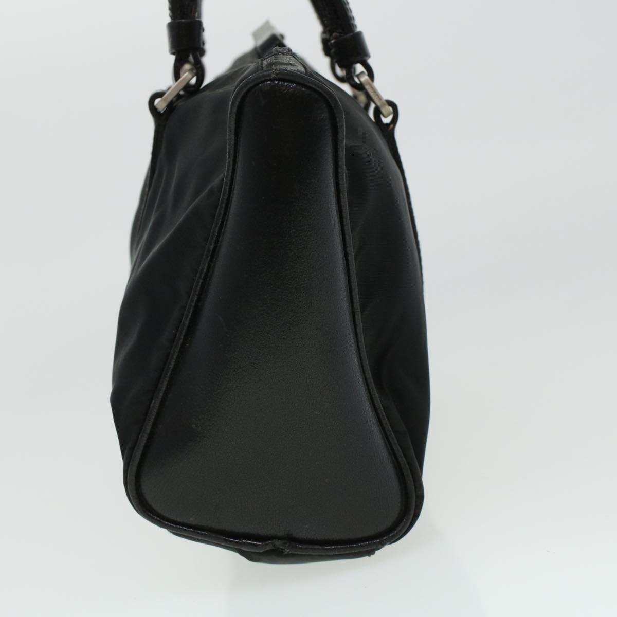 Prada Hand Bag Nylon Black