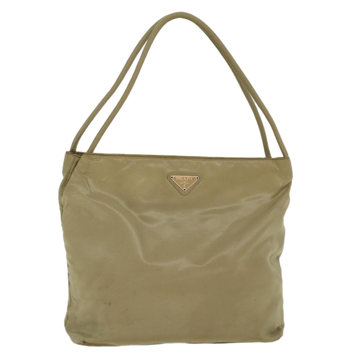 Prada Shoulder Bag Nylon Khaki