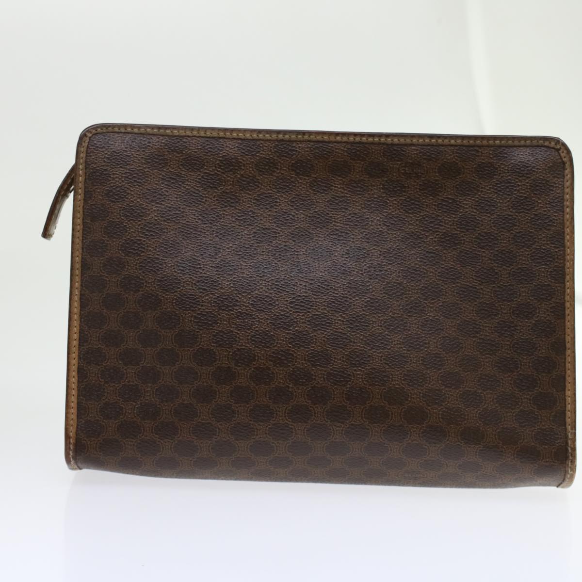 Luxury CELINE Cartier Macadam Canvas Clutch Bag Leather 3Set Wine Red Brown 6276