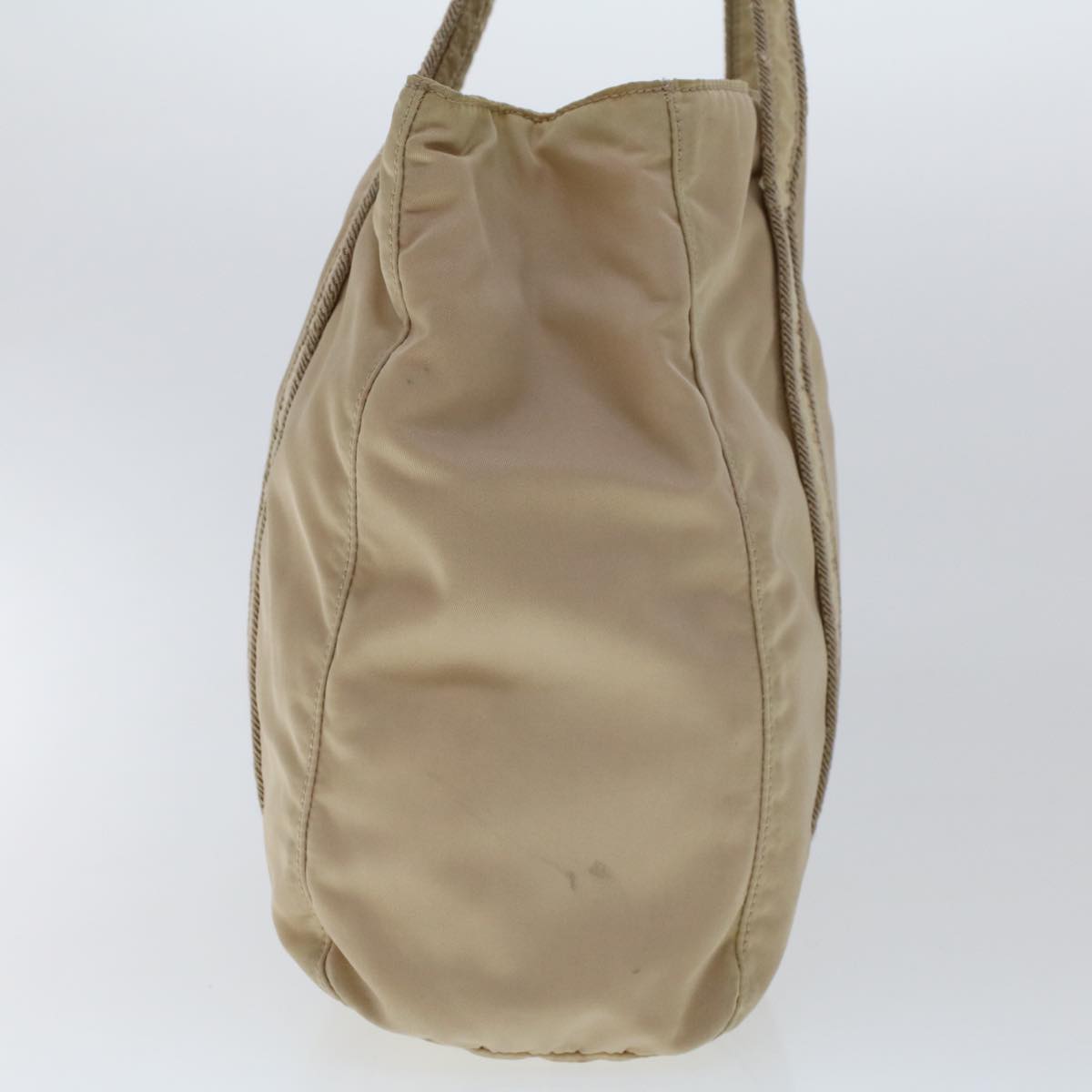 Prada Shoulder Bag Nylon Beige