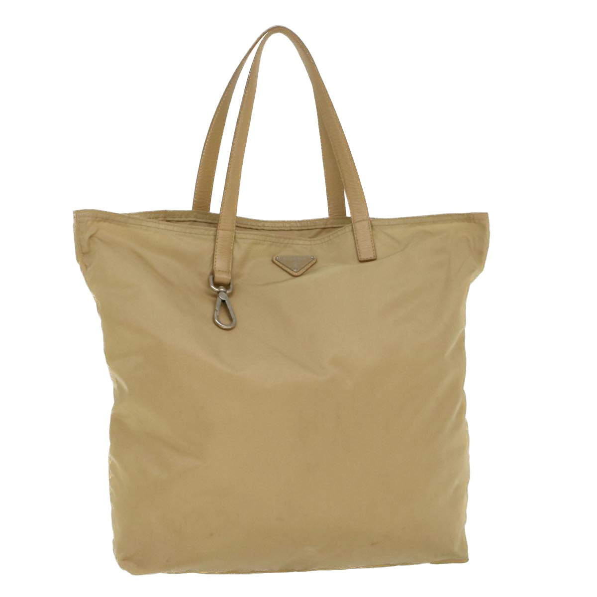 Prada Tote Bag Nylon Beige