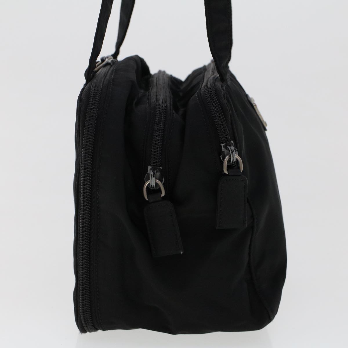 Prada Hand Bag Nylon Black
