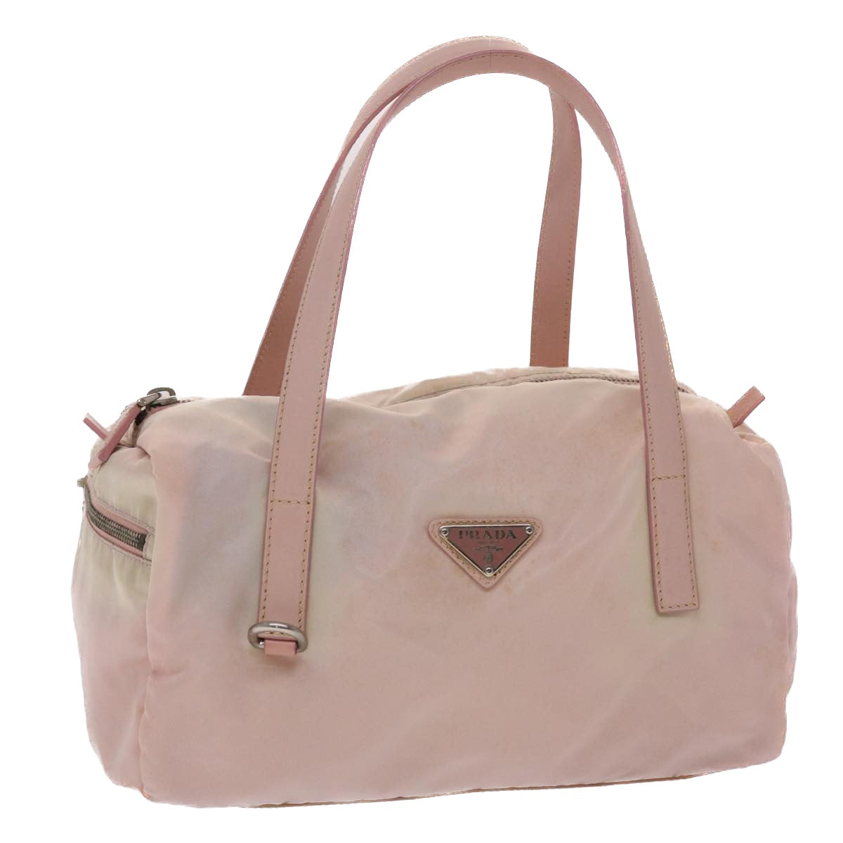 Prada Hand Bag Nylon Pink
