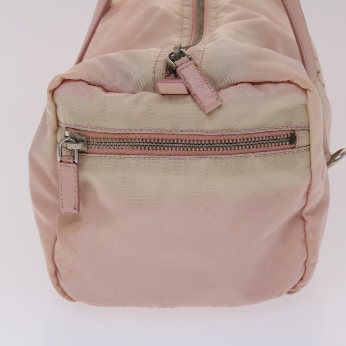 Prada Hand Bag Nylon Pink