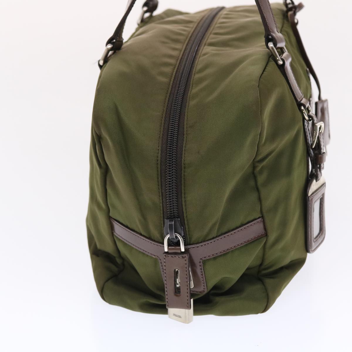 Prada Shoulder Bag Nylon Khaki