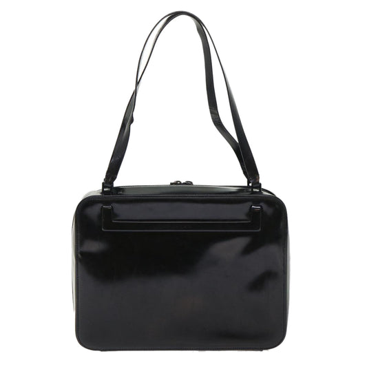 GUCCI Shoulder Bag Patent leather Black 0013091 3754 bs7235