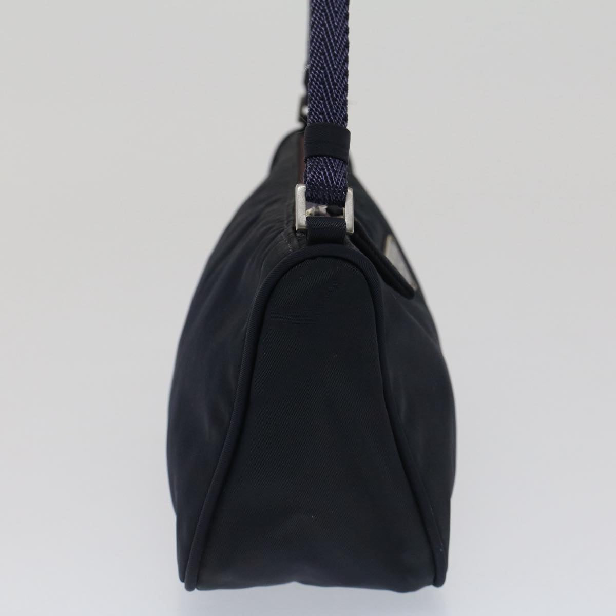 PRADA Accessory Pouch Nylon Purple Auth Luxury Handbag