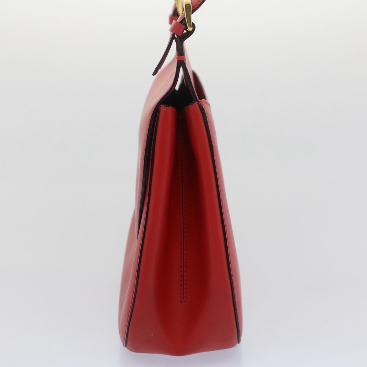 Luxury CELINE Shoulder Bag Leather Red 7778