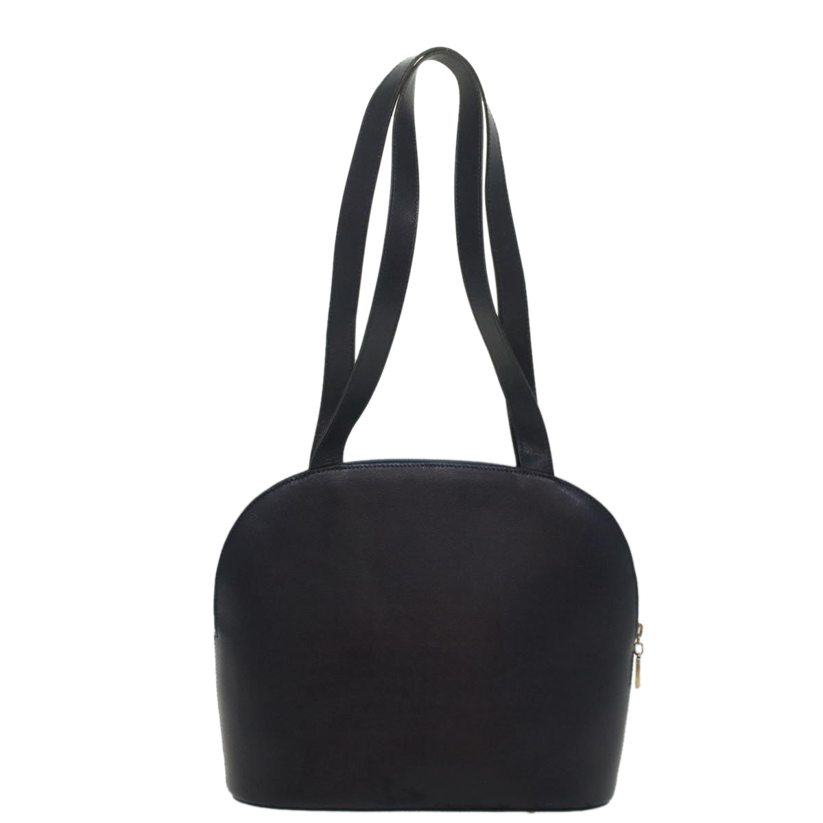 Luxury CELINE Shoulder Bag Leather Navy 8617