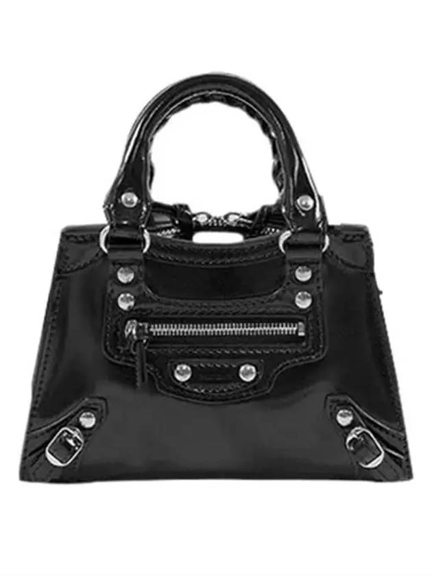 Luxury Balenciaga Trending 2026 Neo Classic Tote Bag Black