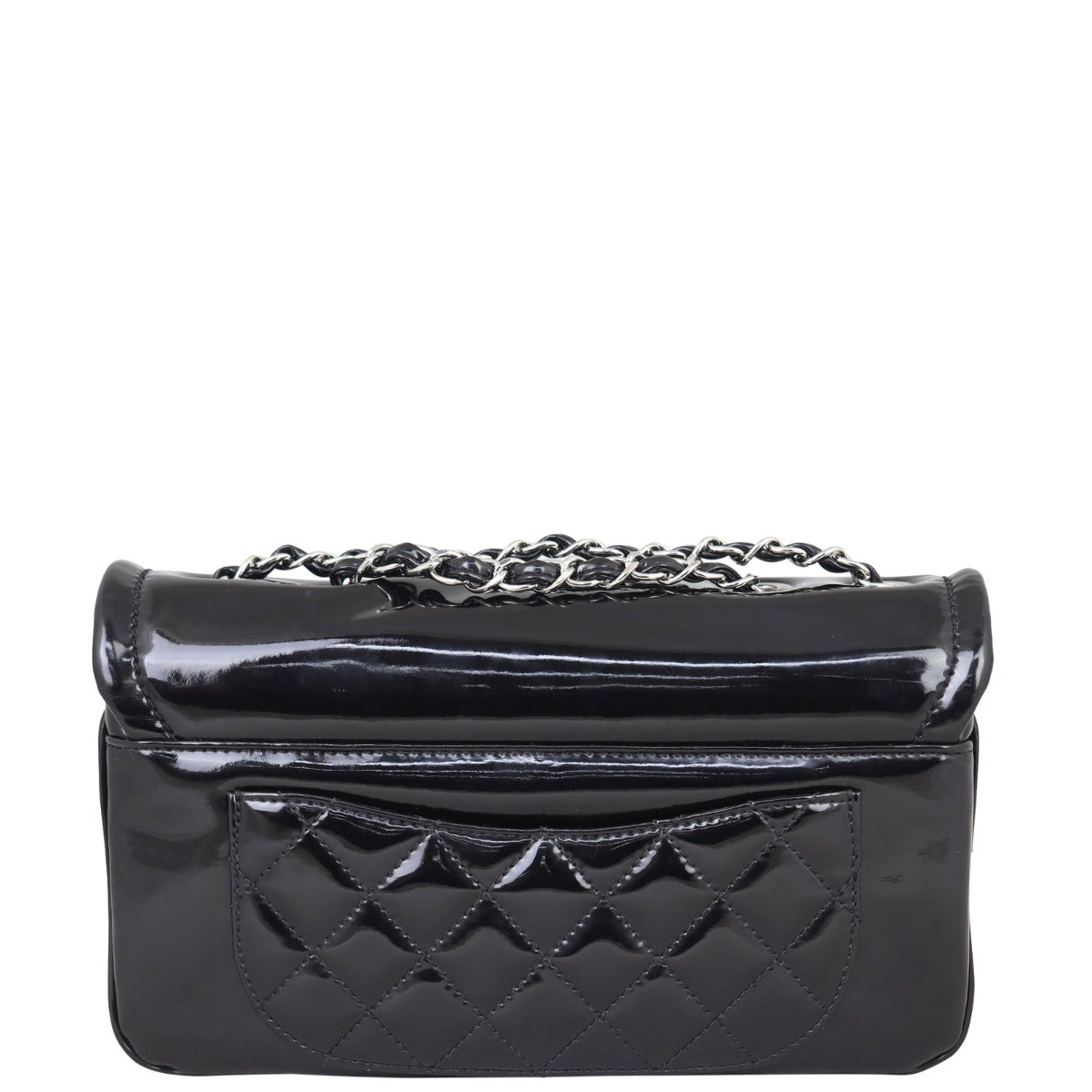 Chanel CC Vinyl Lipstick Ligne Flap Bag