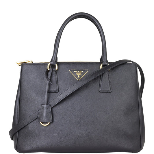 Prada Saffiano Lux Galleria Double Zip Tote Medium