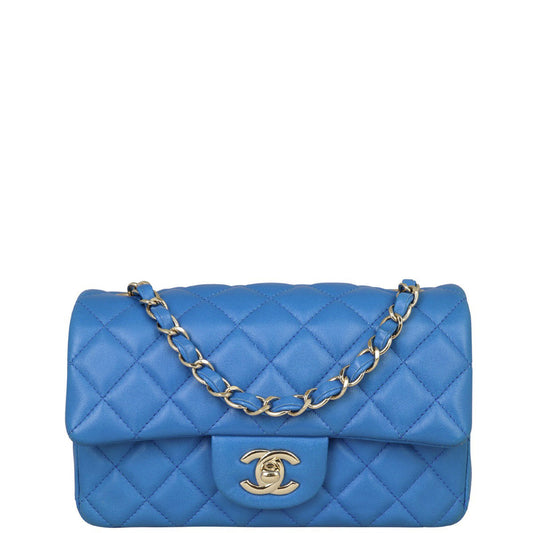 Chanel Classic Flap Mini Rectangular Bag | Royal Blue